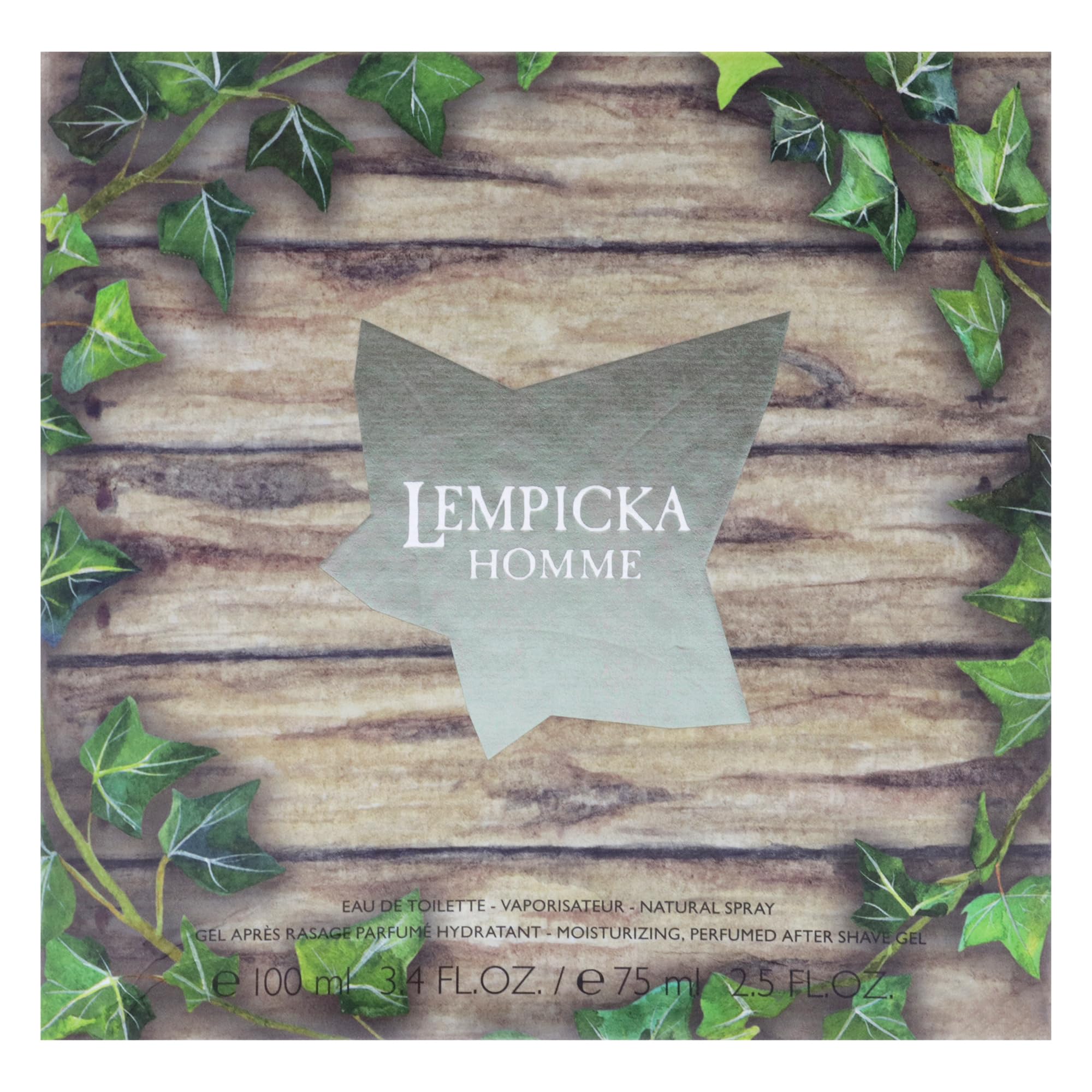 Lempicka Homme Set par Lolita Lempicka for Men – Coffret cadeau 2 pièces Eau de toilette en spray 96,4 g, gel après-rasage 70,9 g