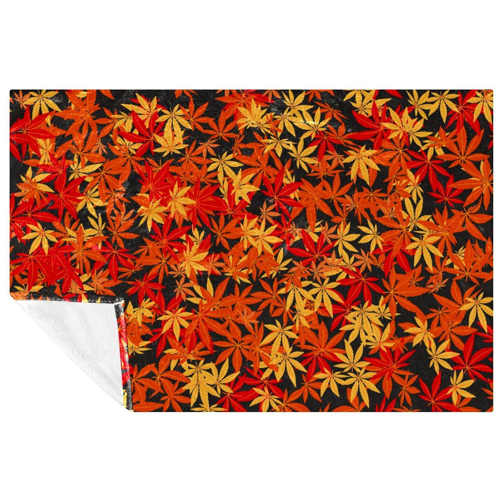 Couverture érable japonais chaude et moelleuse grand confort toutes saisons