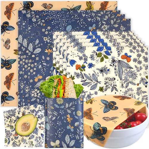 BYTTME Reusable Beeswax Wrap - 9 Pack