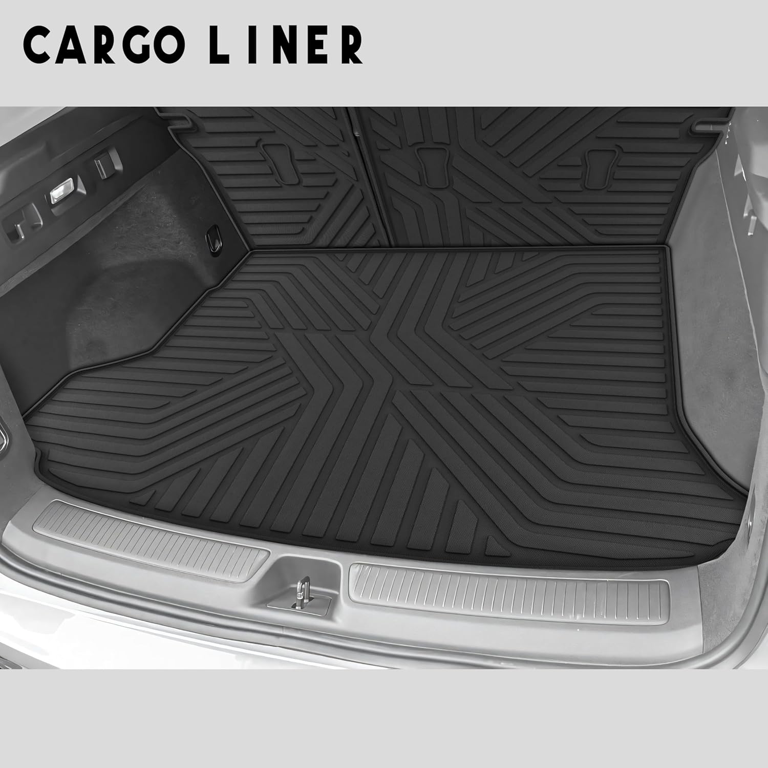 KARPAL Floor Mats for 2021-2025 2026 Buick Envision, All Weather TPE Protection Floor Liners Full Set Car Mats Accessories, Front & 2nd & Cargo Liner & Backseat Mat