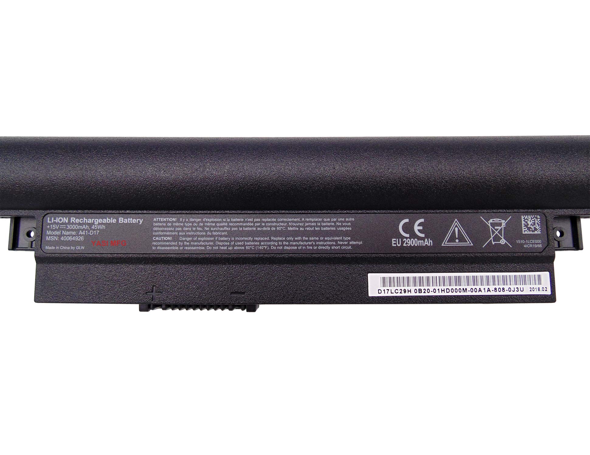 15 V 3000 mAh bateria do laptopa A41-D17 A32-D17 MSN:40050714 D17LS9H 0B20-01D1000M do Medion Akoya E7416 MD99460 E7416T MD99490 E7417 MD99269999E7418 E7420 MD99710 P7635 P7637 MD99274 P7640 P7643