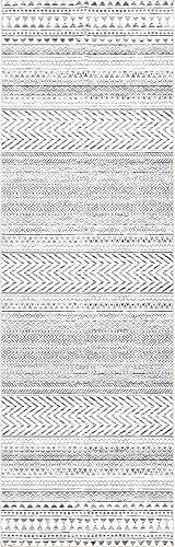 Miniatura 5 de nuLOOM SpinClean - Alfombra de área lavable a máquina, resistente a las manchas con base antideslizante, perfil bajo para sala de estar, dormitorio