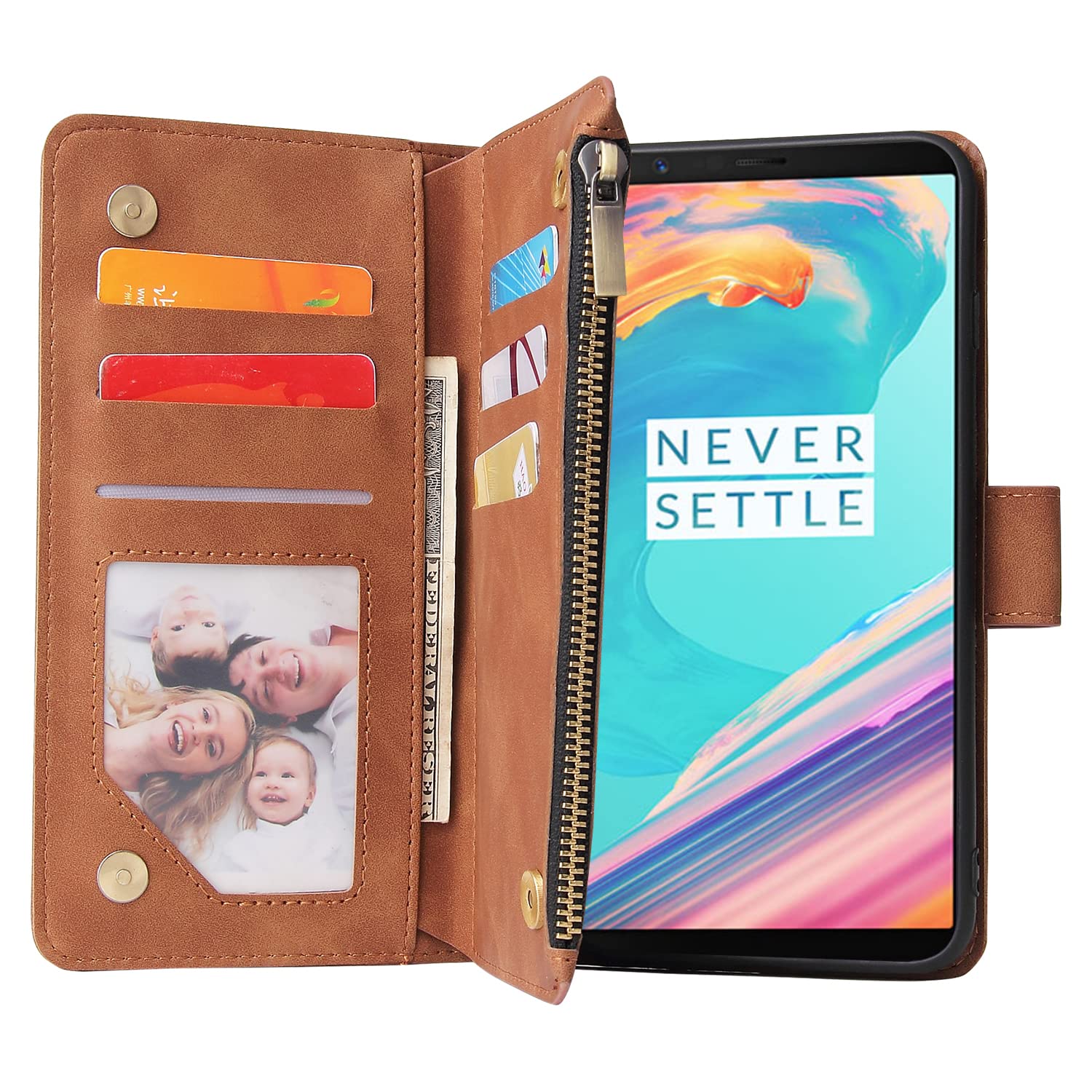 Custodia Asuwish Per OnePlus 5T Con Supporto Integrato E Pellicola In Vetro Temperato, TPU Morbido + Plastica Rigida, Nera, Protezione Antiurto