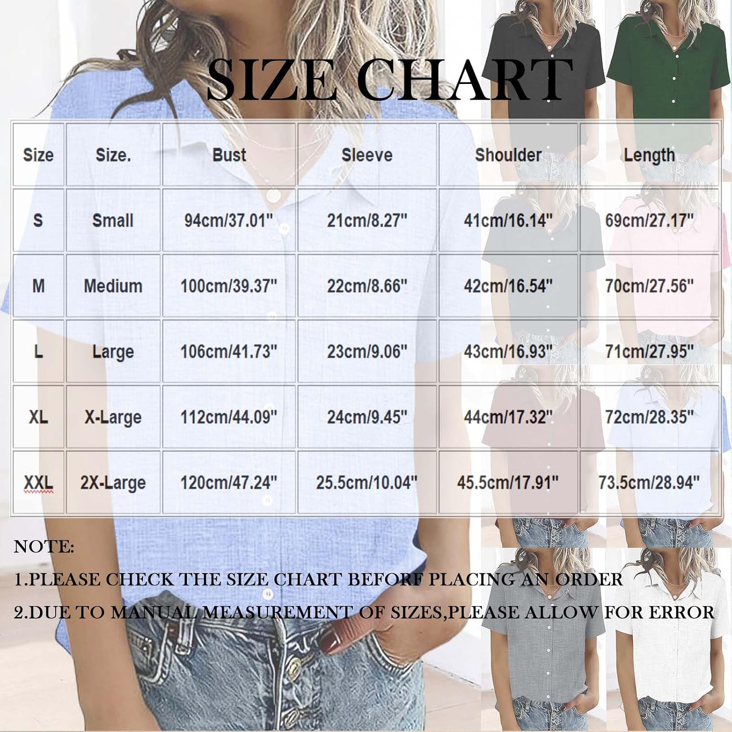 Womens Summer Tops Short Sleeve Shirts V Neck Tshirts Business Casual Blouses Beach Vacation Clothes with Pocket