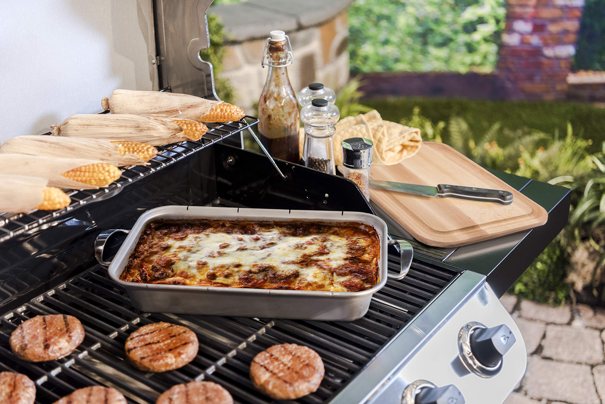 Char-Broil 140 014 - GRILL+® Bratschale und Schneidebrett.