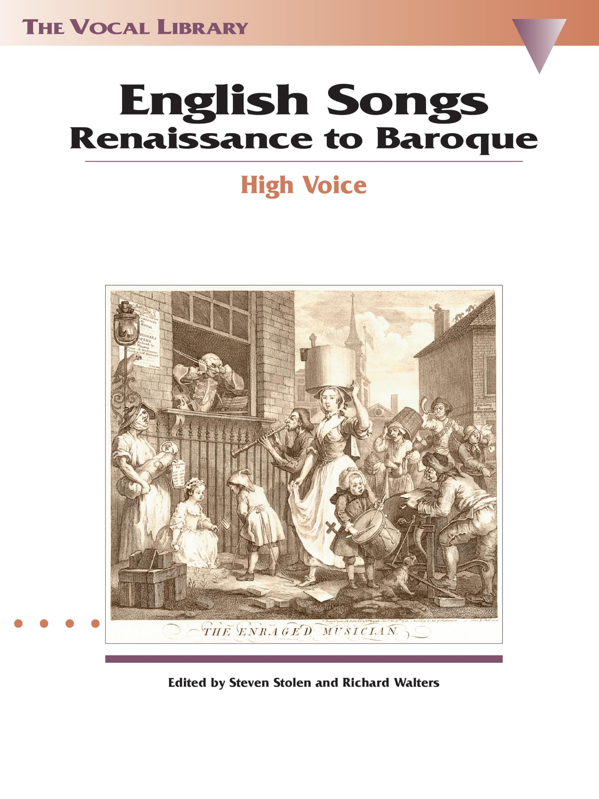 English Songs : Renaissance to Baroque Songbook Sheet Music Song Book high voice