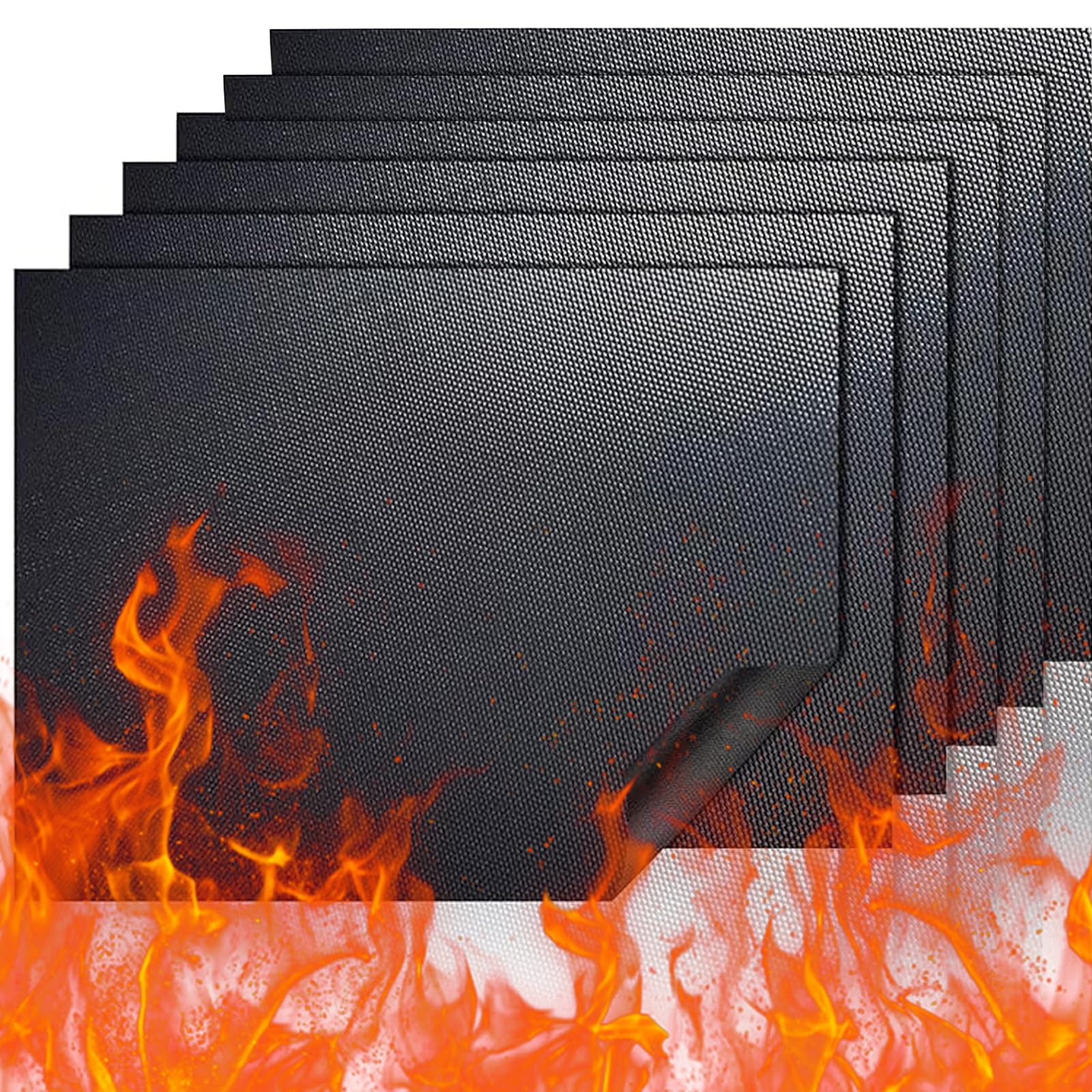 JIIJCAAC 6-Pack 40x33cm – Oven Liners for Fan Assisted ovens