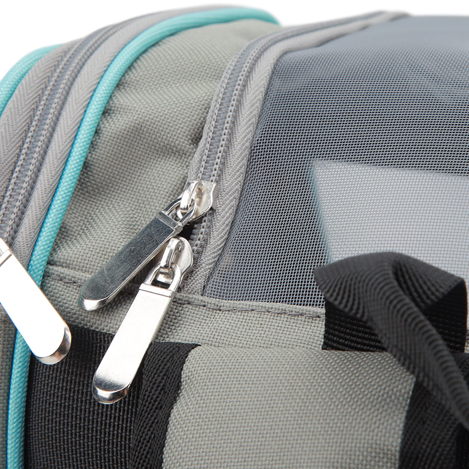 Zaino per trasportino per animali domestici, Zaino per trasportino per cani gatto traspirante Borsa per zaino per animali domestici per escursioni Viaggi All'aperto Tenere animali (Blu)