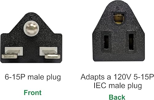Miniatura 2 de Adaptador de enchufe de 110 V120 V a 220 V240 V Convertidor eléctrico para EE. UU. (1 unidad)