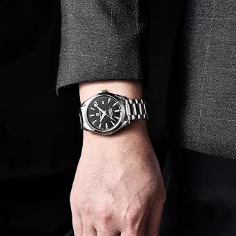 Pagani Design Men's Automatic Watch NH35 Japanese Movement Sapphire Glass Stainless Steel Strap Waterproof 100