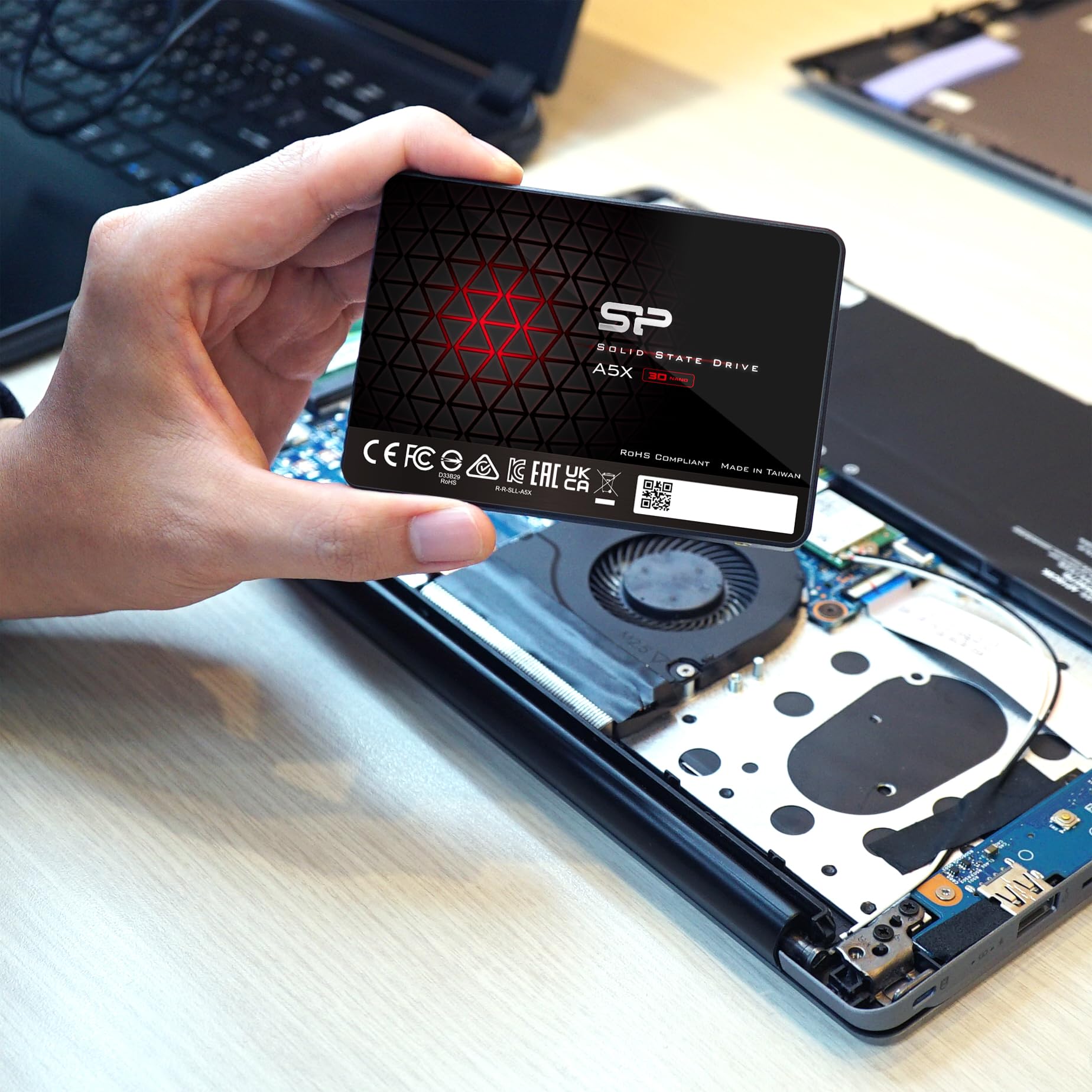 Silicon Power 4TB SSD 3D NAND A5X SLC Cache Performance Boost SATA