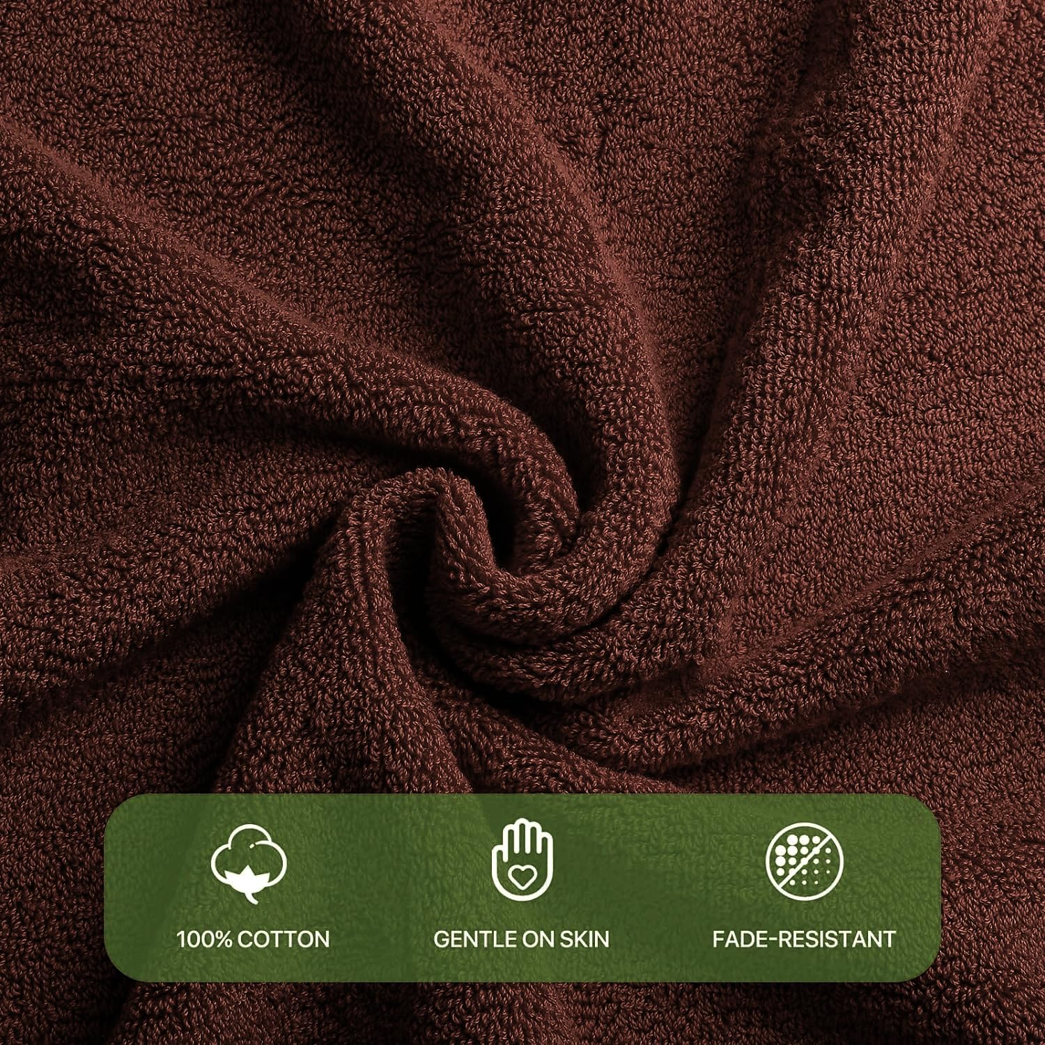 TEXTILESY Pack of 2 Large Bath Sheet Towel Set- 75 x 150 cm-500 cm-100% Cotton Bath Sheet Towels Quick Dry & Absorbent (Cotton - Image 4
