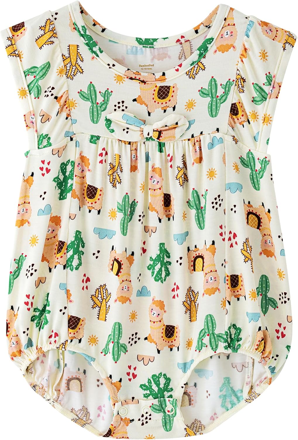 Baby Girls Sleeveless Bodysuits Toddler Ruffled Bodysuit Viscose from Bamboo Cute Infant Girl Outfit Clothes 0M-2T