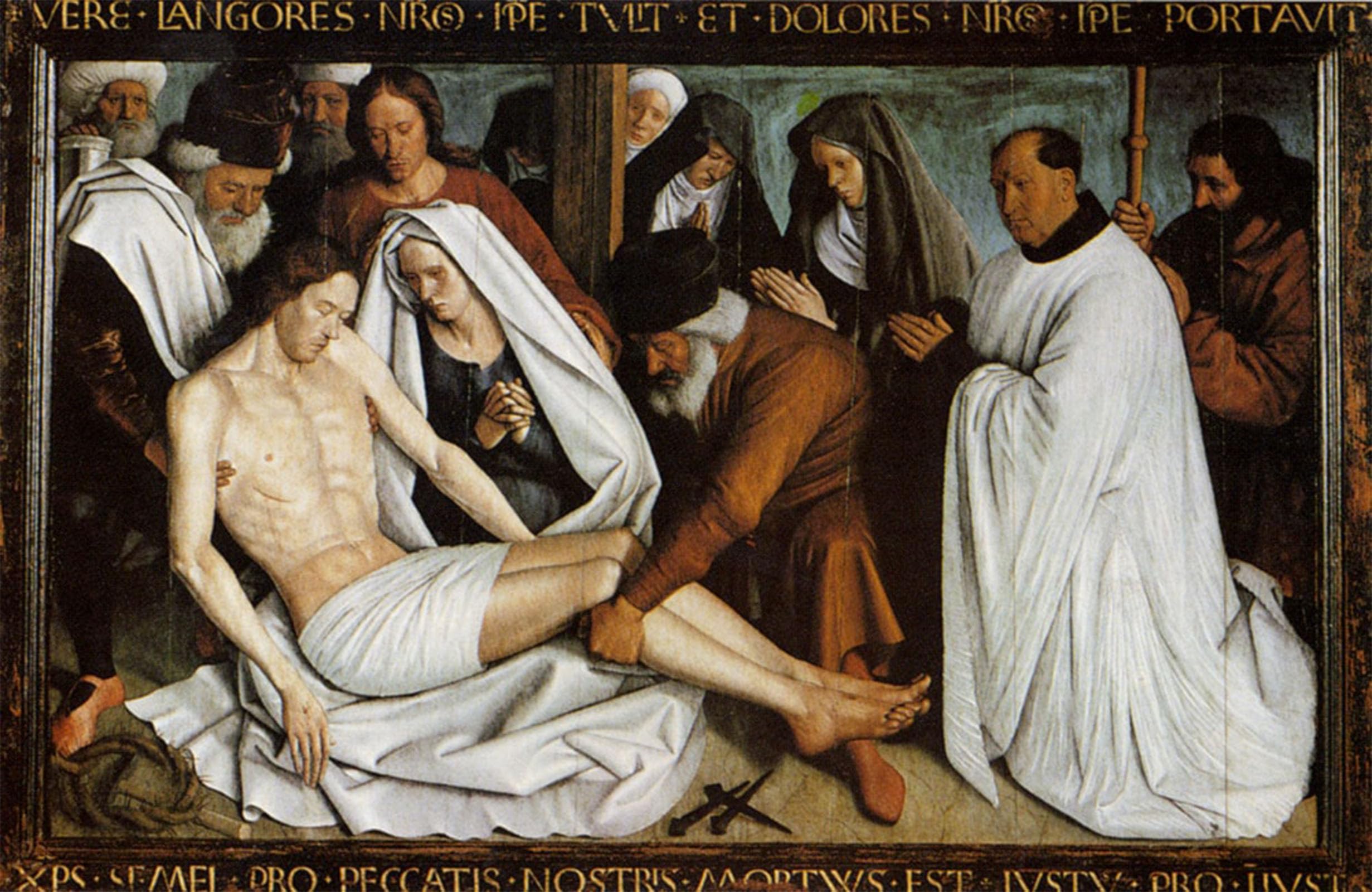 Artxlxxbn No Frame Famous Print Painting Colorful Art Print Pieta Jean Fouquet Canvas Art Decorations For Home Decor 60X90cm