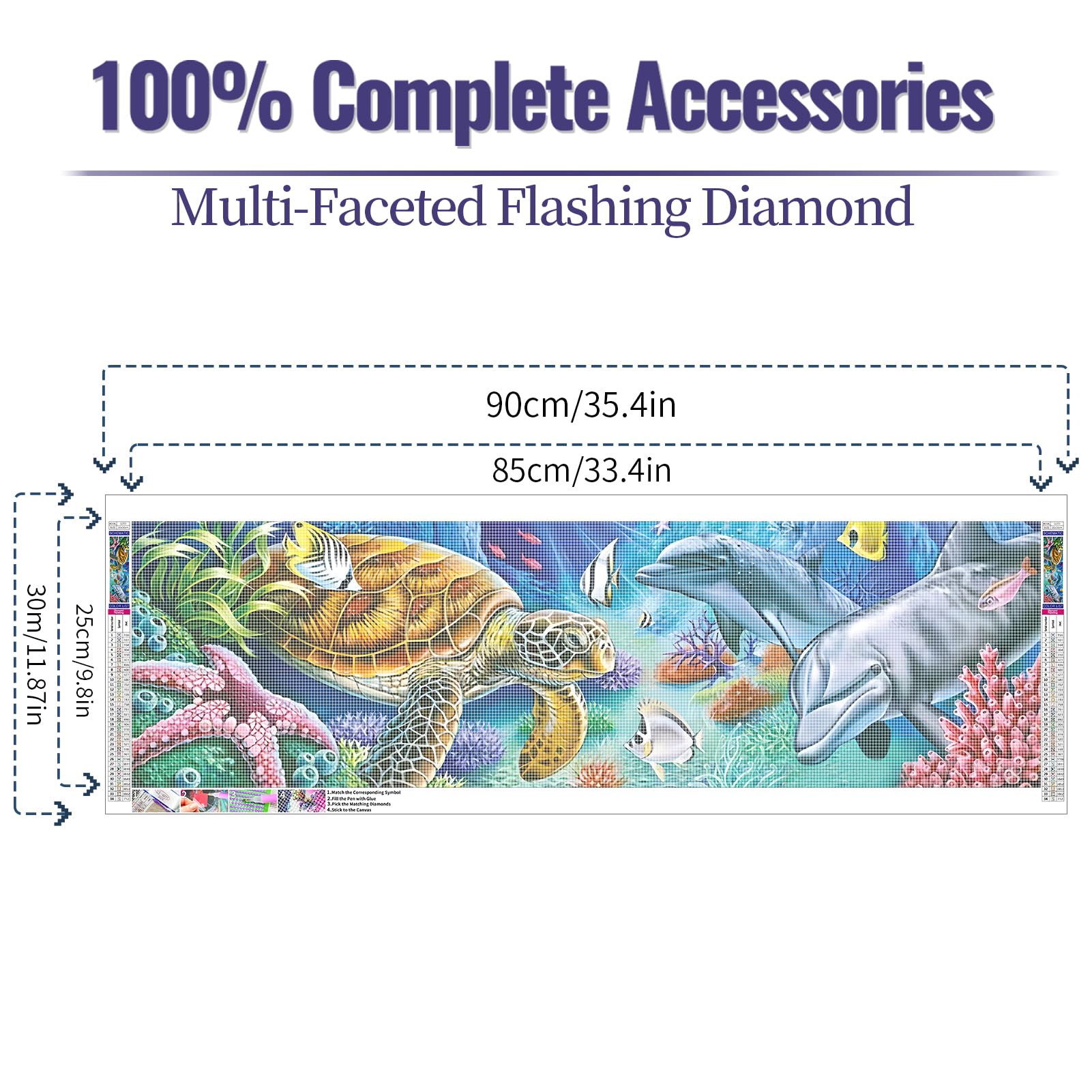 JATOK Large Diamond Art Kits Adults - Image 2