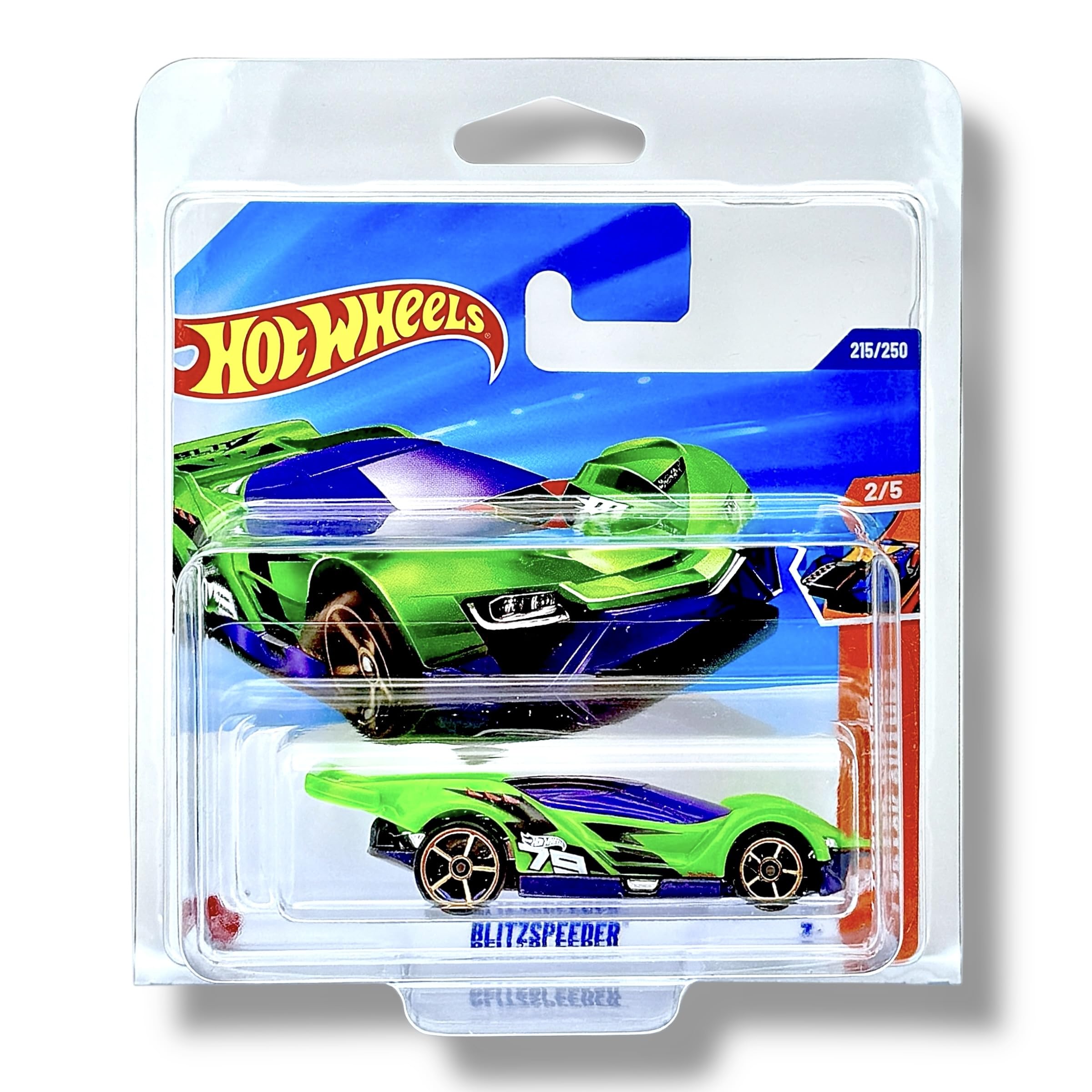 Hot Wheels Blitzspeeder (Green & Purple) 2/5 HW Track Champs