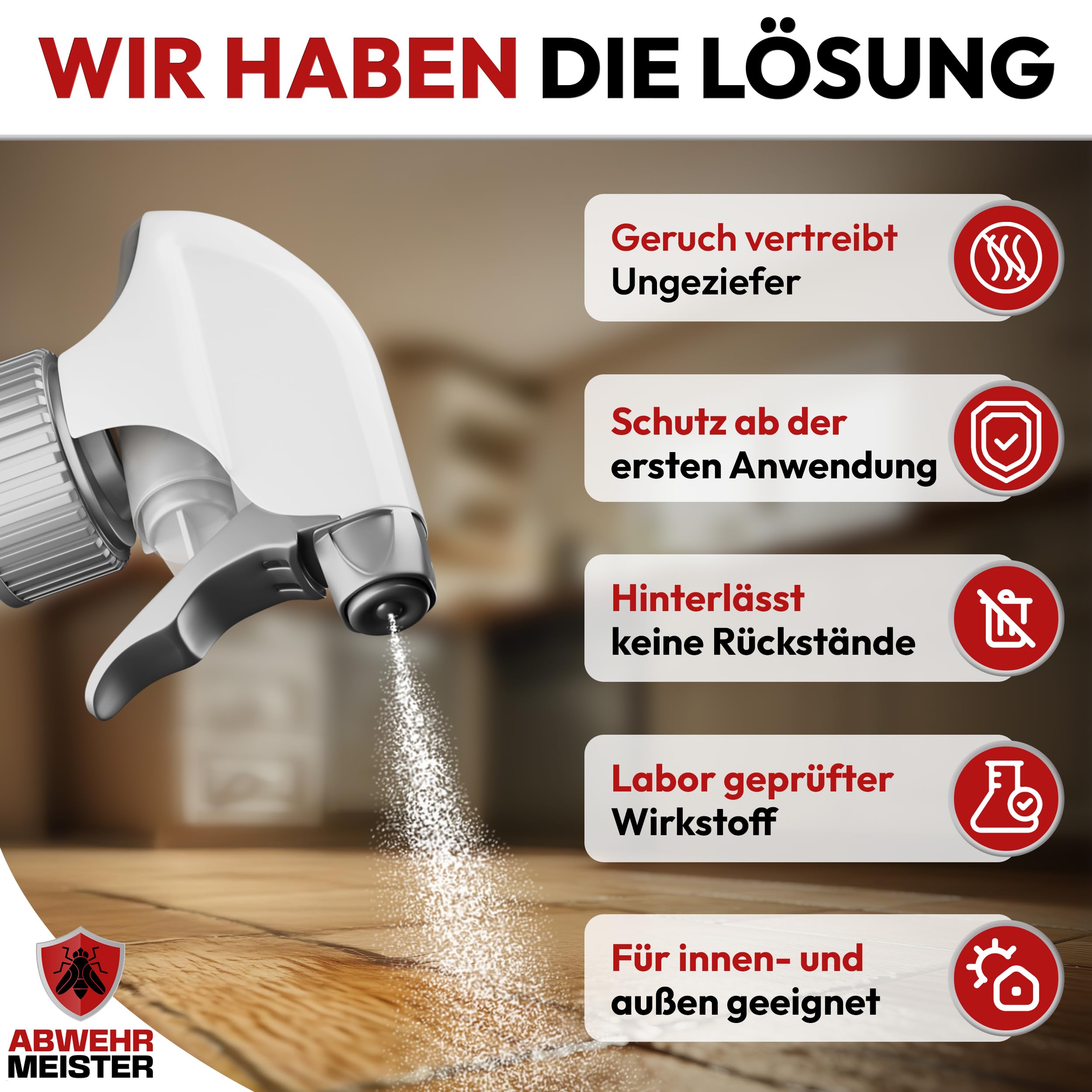 ORIGINAL 3x Repell Ungezieferspray 500 ml – Insektenspray