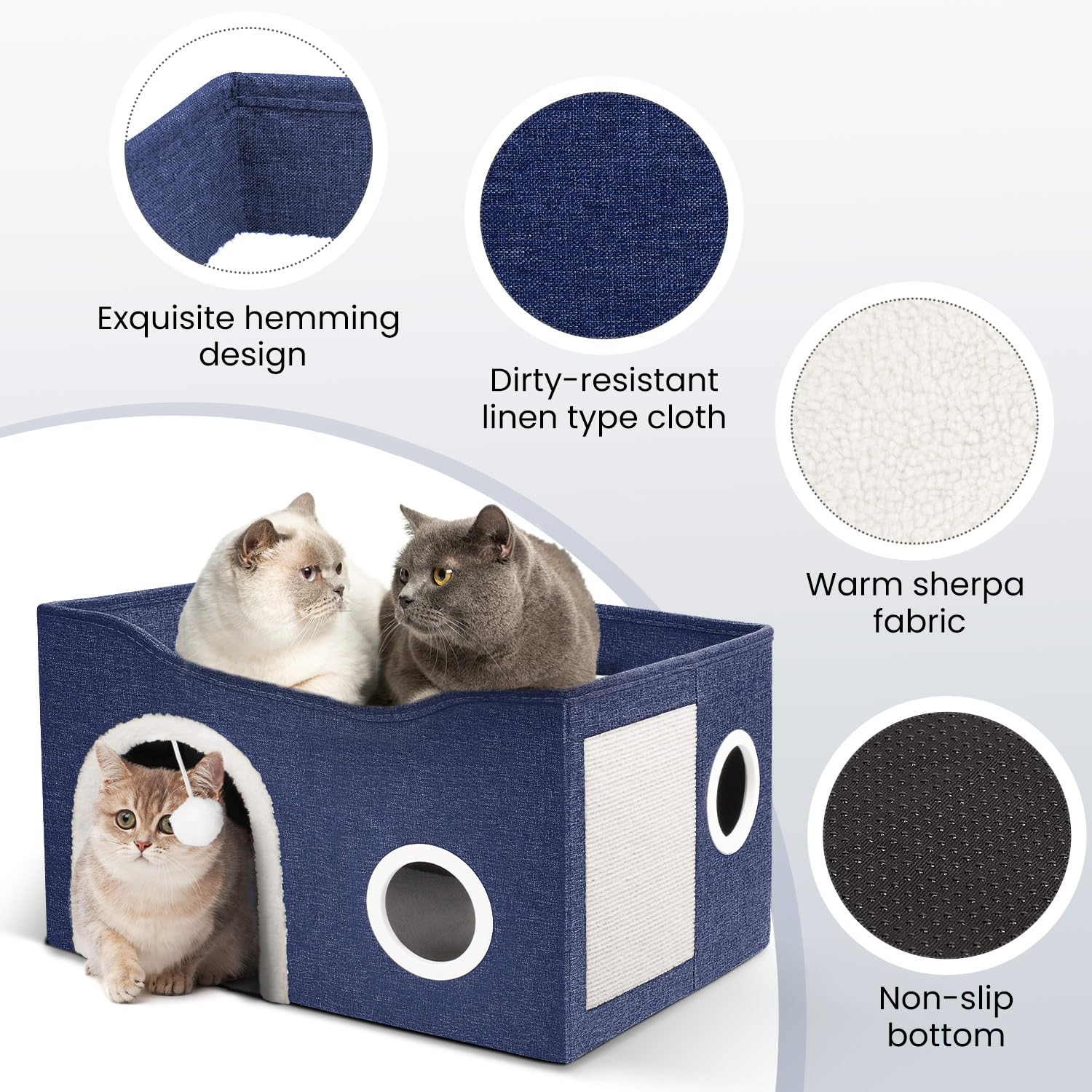 Amazon.com : Heeyoo Cat House for Indoor Cats - Large Cat