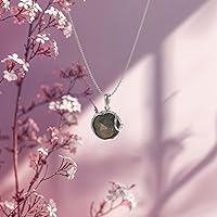 Vista 21 de 925 Sterling Silver Gemstone Necklaces for Women - Birthstone - Silver Pendant Necklaces - Statement Necklace Silver - Everyday Jewelry Silver