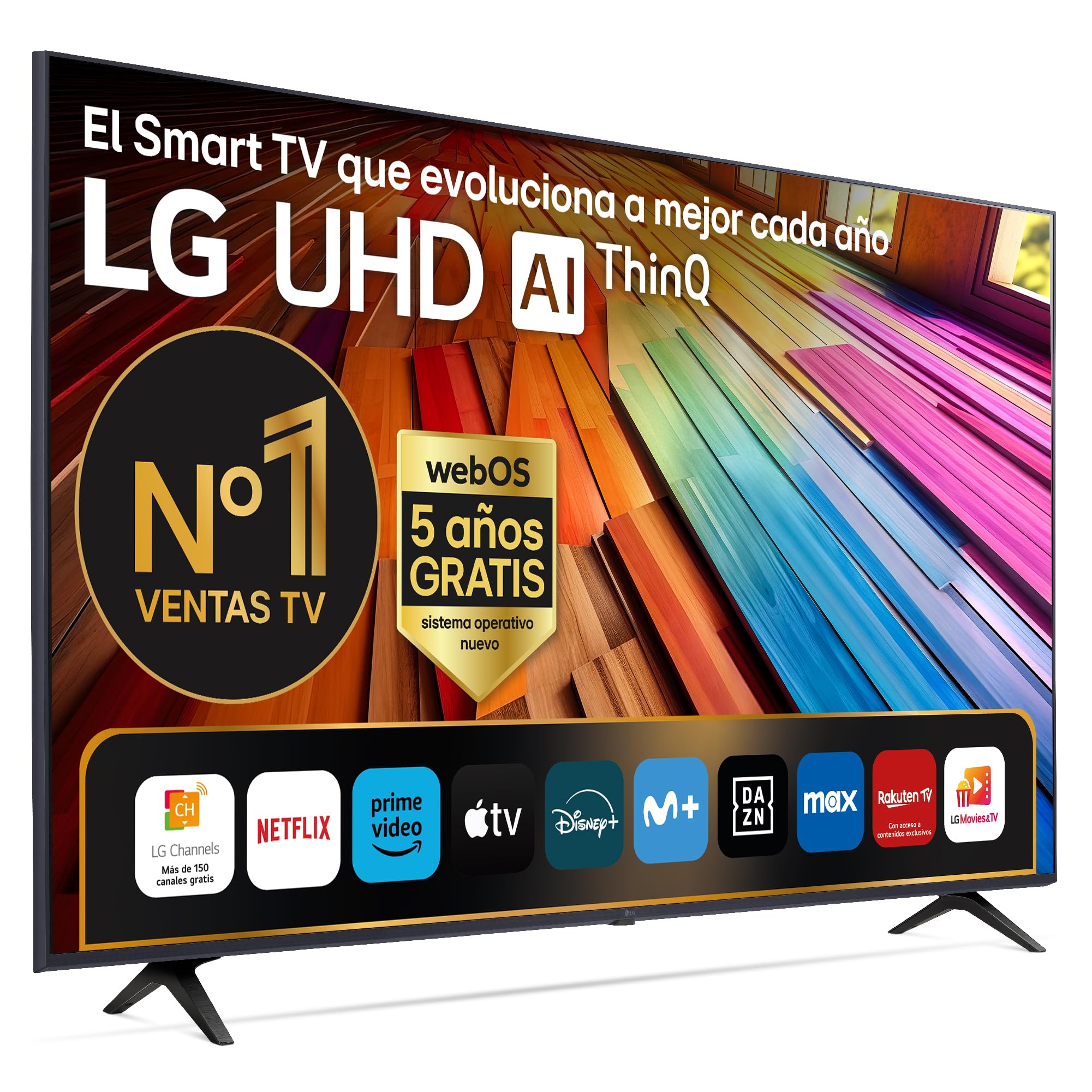 LG 55UT80006LA 55 ",UHD 4K, Serie UT80, Smart TV, WebOS24, Procesador a5, HDR10,