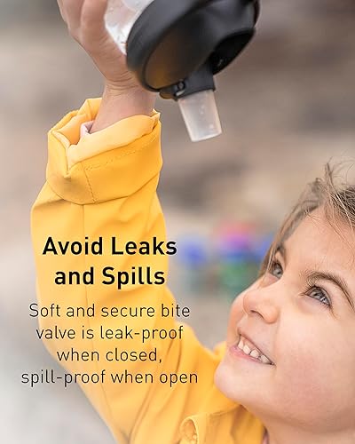 Miniatura 83 de CamelBak Eddy+ Kids Bite Valve Straw Tritan Renew Water Bottle Animales de la selva,Bandidos de aviones,Chef Dino,Mariposas de bloque