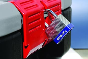 Brinks 172-60091 60mm Laminated Steel Padlock with Boron Shackle