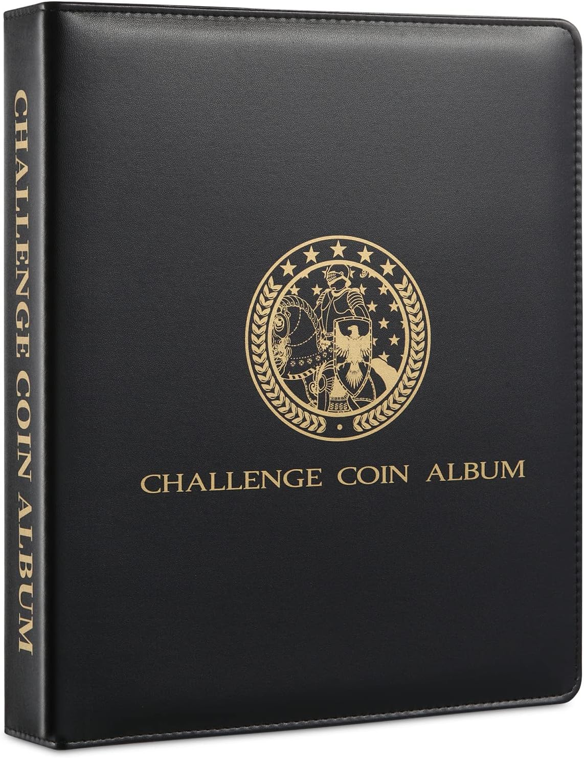 MUDOR Challenge Coin Collection Holder Album for Collectors, Military Challenge Coin Collection Book, Challenge Coin Display Holds 114 Coins, Medallions, Badges, Tokens, Casino Chips