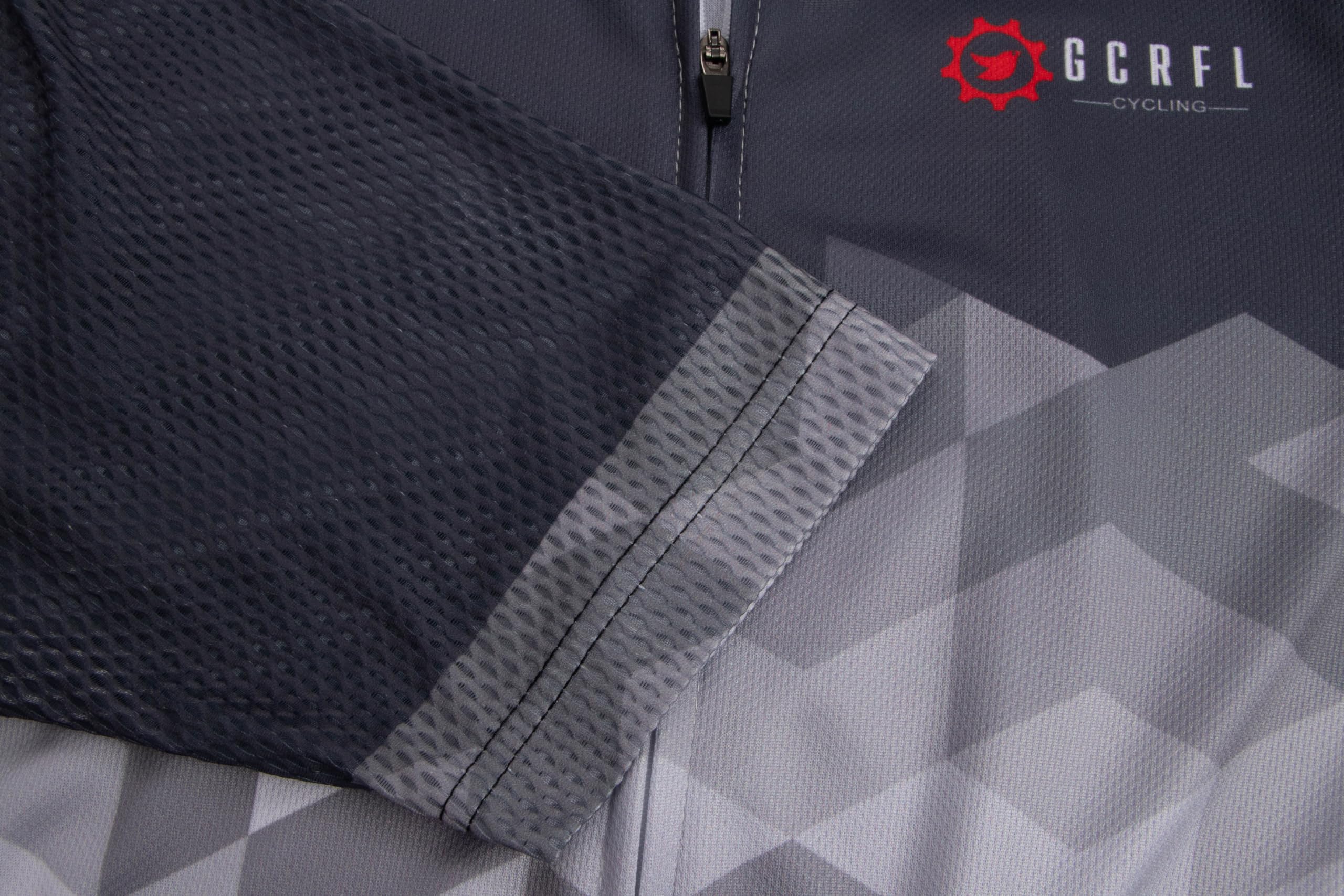 GCRFL Herren Radtrikot Sets Rennrad Shorts Ärmel Trikot + Trägerhose mit 4D Gepolstert, Fahrradbekleidung Set für Herren