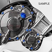 Vista 7 de MC Motoparts Race Spec Kit de pernos de motor cabeza HEX M6 compatible con XJ6 Diversion/F 2009-2016 13 14 15 16 (azul)