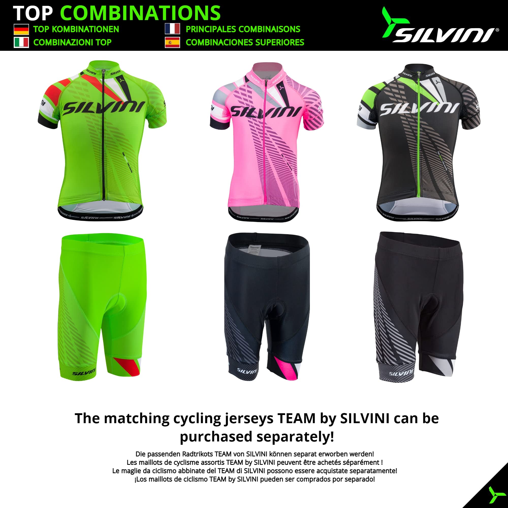 Silvini Team Shorts 13-14 Years