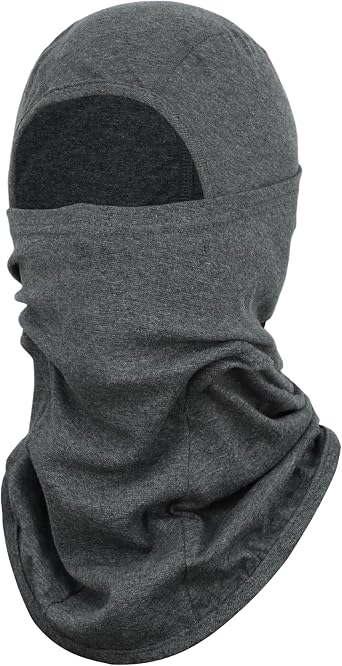 BOCOMAL FR Face Mask Flame Resistant Balaclava 4oz EX Lightweight Arc Rated Helmet Liner Covering Hood for Welding-CAT1