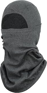 BOCOMAL FR Face Mask Flame Resistant Balaclava 4oz EX Lightweight CAT1 | 100% Cotton Flame Resistant Jersey,Arc Rated CAT1,Helmet Liner Covering Hood for Welding,One Size Fits all,Prewash/Preshrunk
