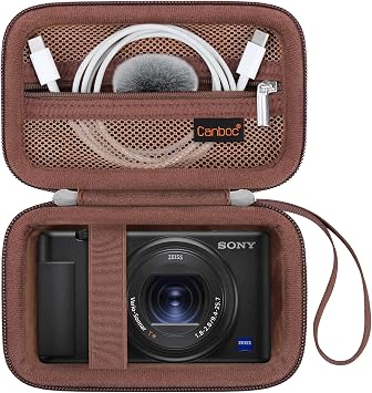 Canboc Carrying Case for Sony ZV-1/ ZV-1F/ ZV-1 II Digital Camera, Brown
