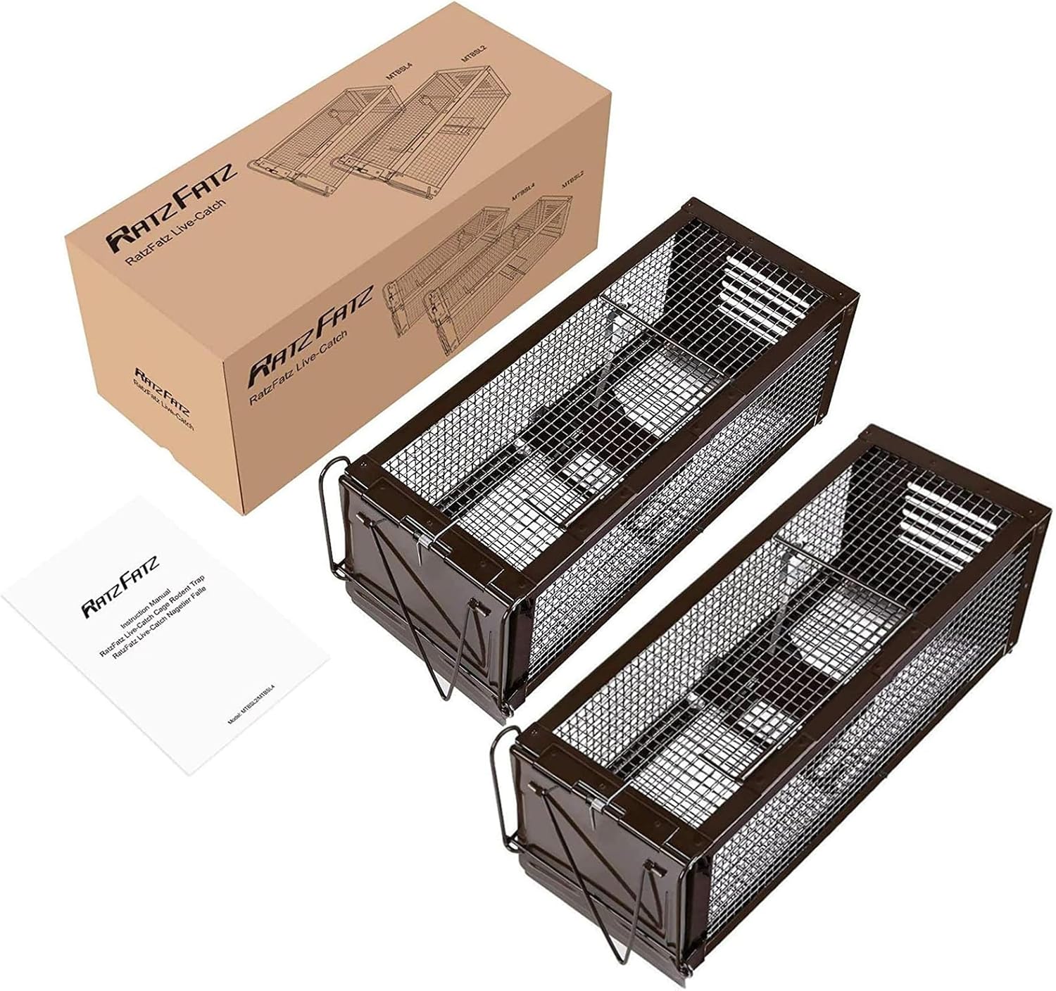 Ratzfatz Piège à Rats Multi-Catch Cage XXL