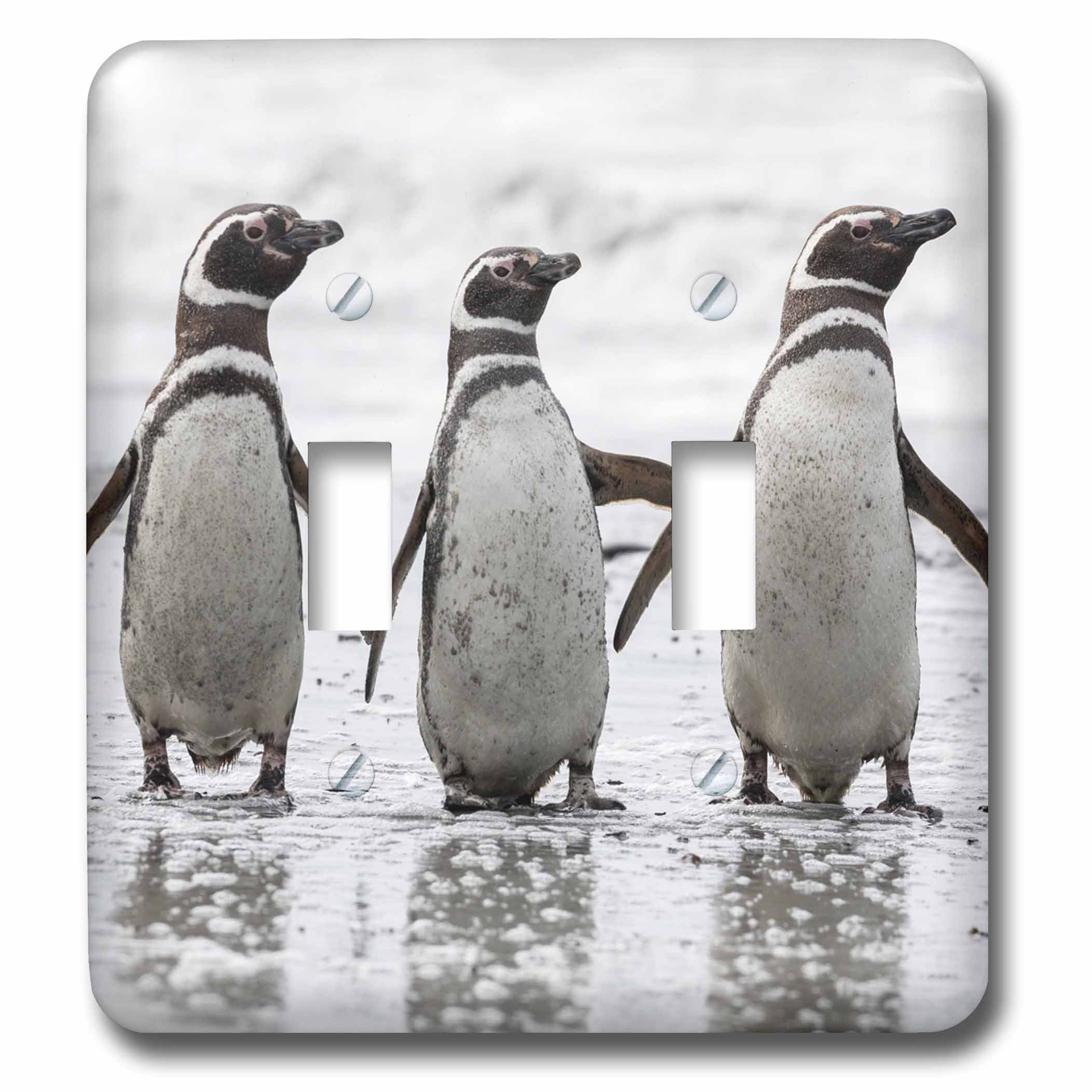 Interrupteur original à motif pingouins de la plage, le cadeau déco idéal pour la maison