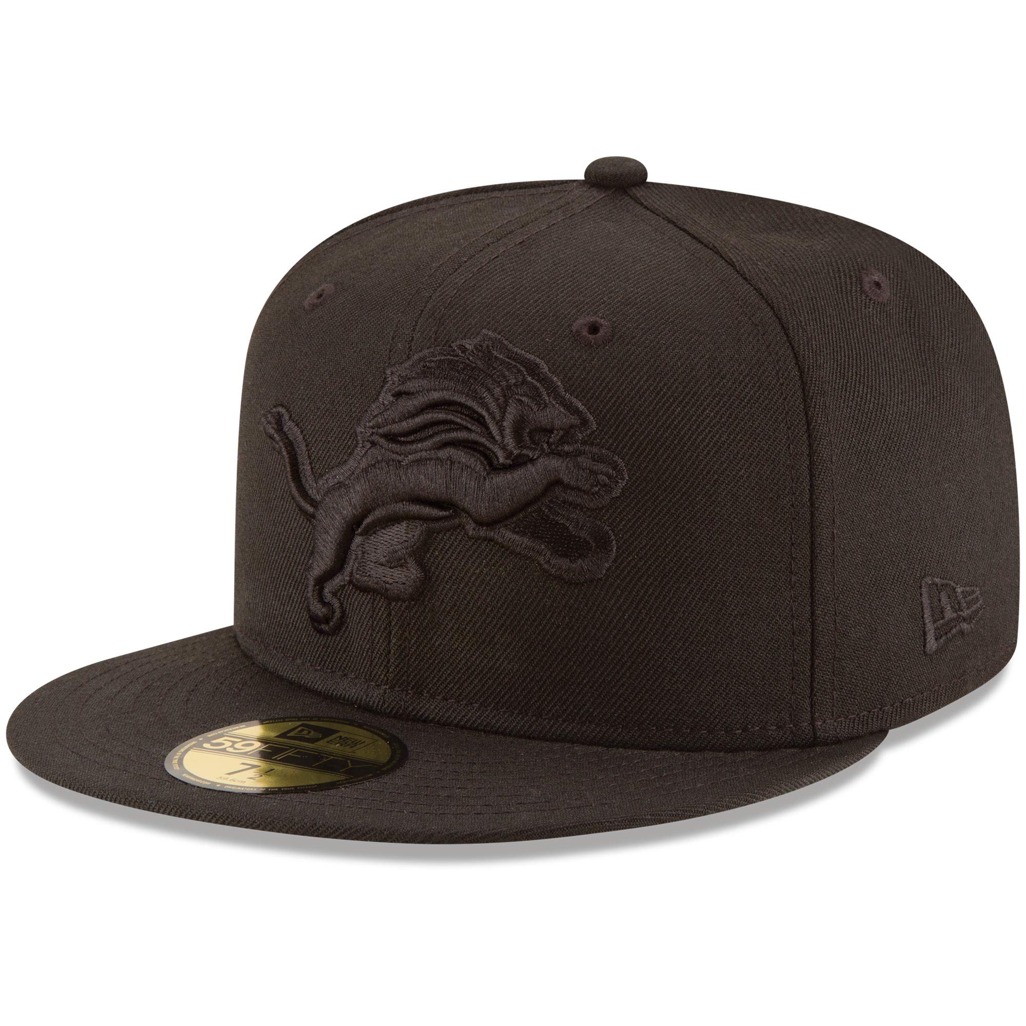 New Era Men's Cleveland Browns Black on Black 59FIFTY Fitted Hat