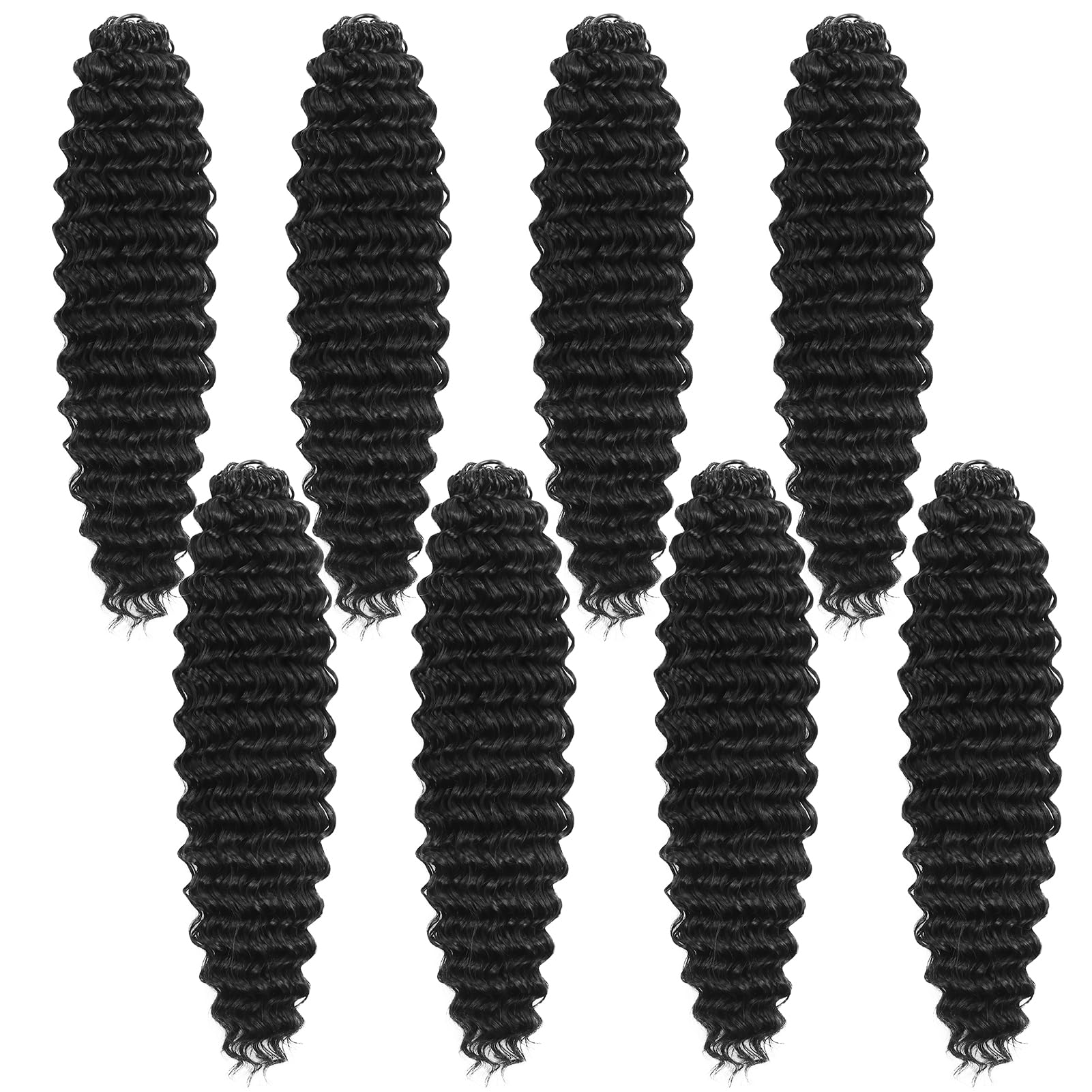 8 Pack Pre Stretched Braiding Hair 26 Inch Easy Braid Black Yaki