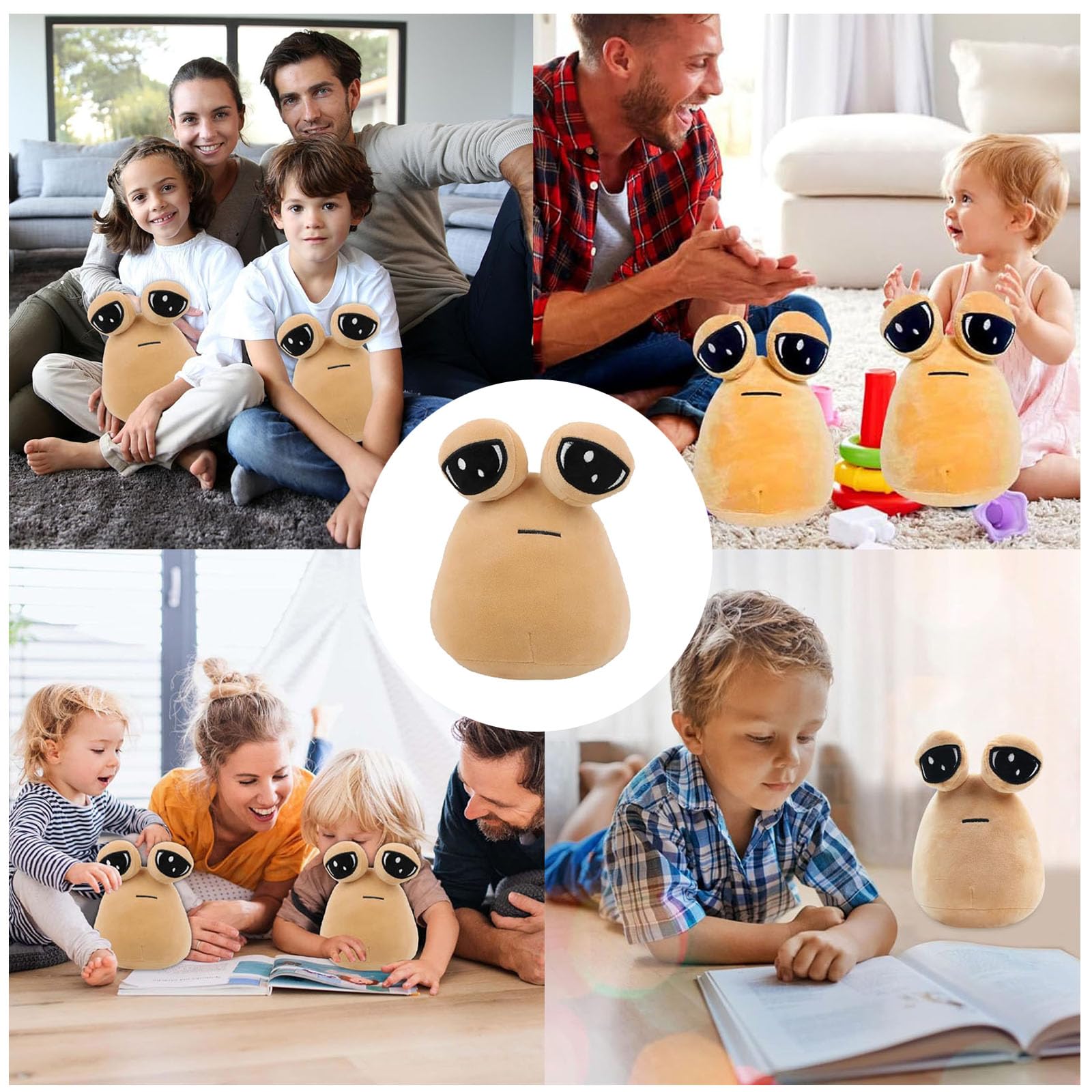 Poupée Pou En Alien Plushie 22 Cm/8.6 Pouces My Pet Alien