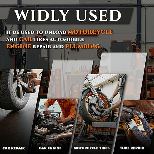 Miniatura 8 de SUZUME Juego de llaves de impacto de 3/8, acero Cr-V, 6 puntas, accionamiento de 3/8", 50 piezas métricas estándar (8-22mm) y SAE (5/16-pulgadas a