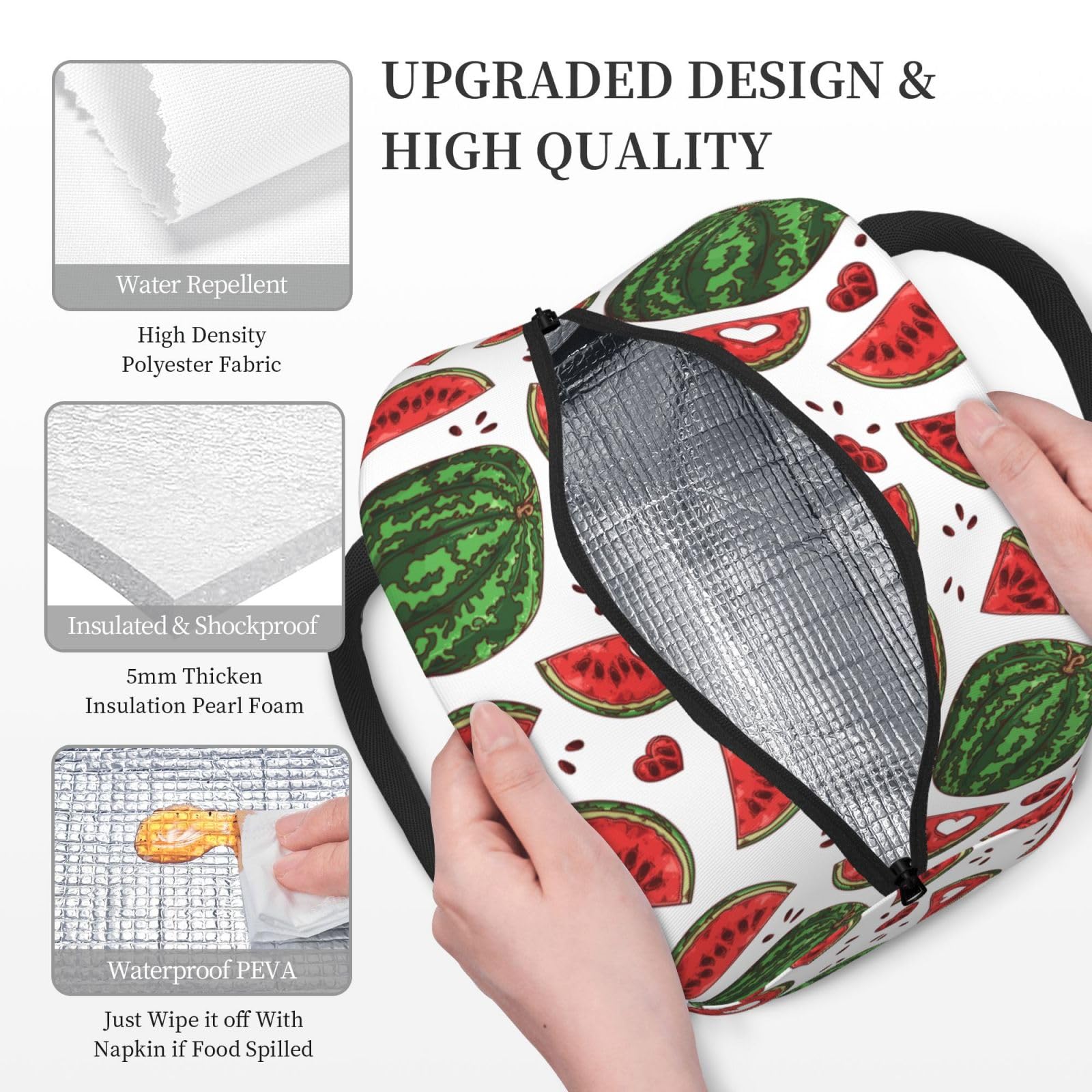ランチバッグ お弁当入れ 保冷保温 スイカ すいか Amazon｜お弁当バッグ 西瓜柄 スイカ柄 すいか柄 ランチバッグ お弁当
