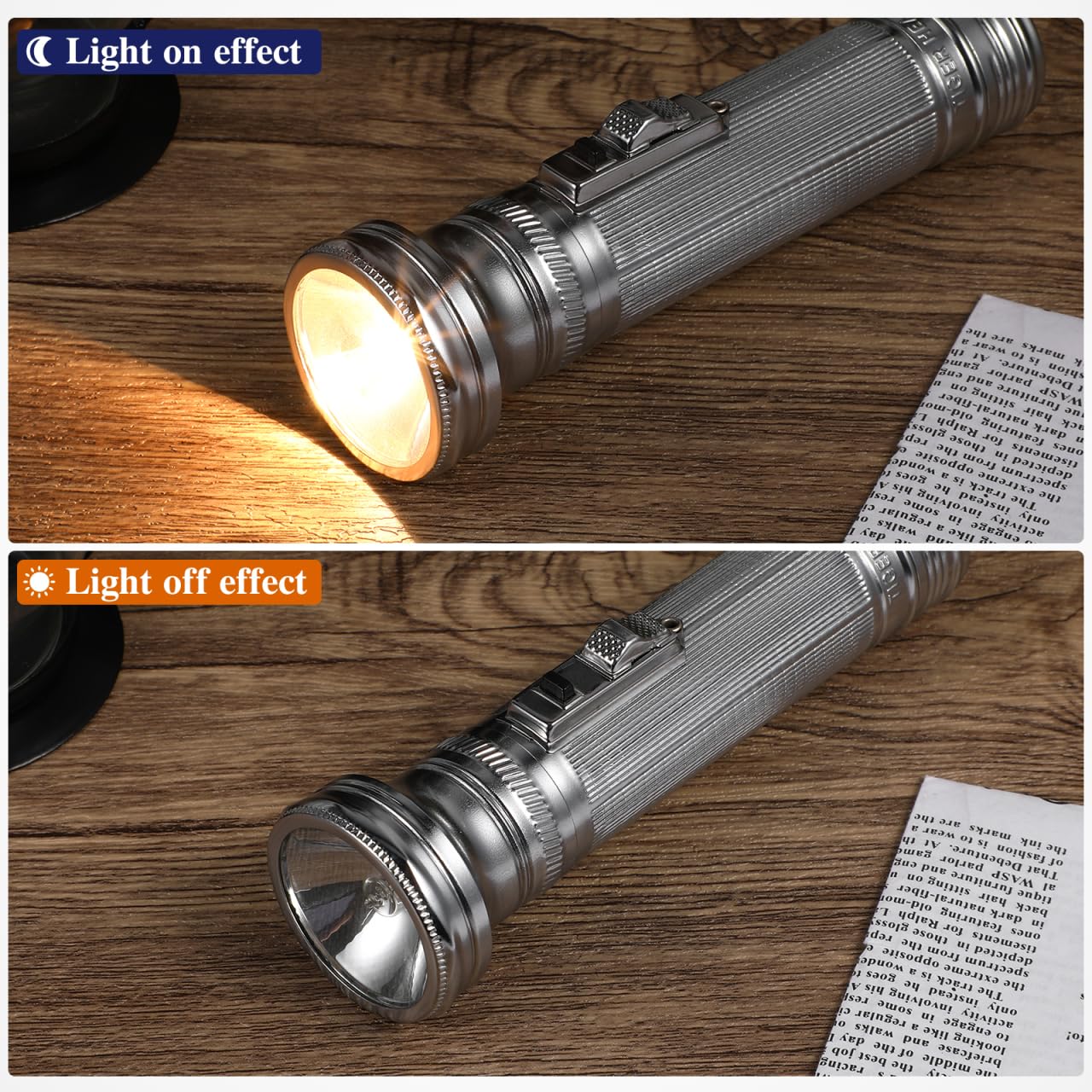 Lampe Torche Rétro Housoutil – Vintage Portable Avec 5 Petites Ampoules, Design Années 80 En Fer, Style Industriel Pour Collection Et Déco