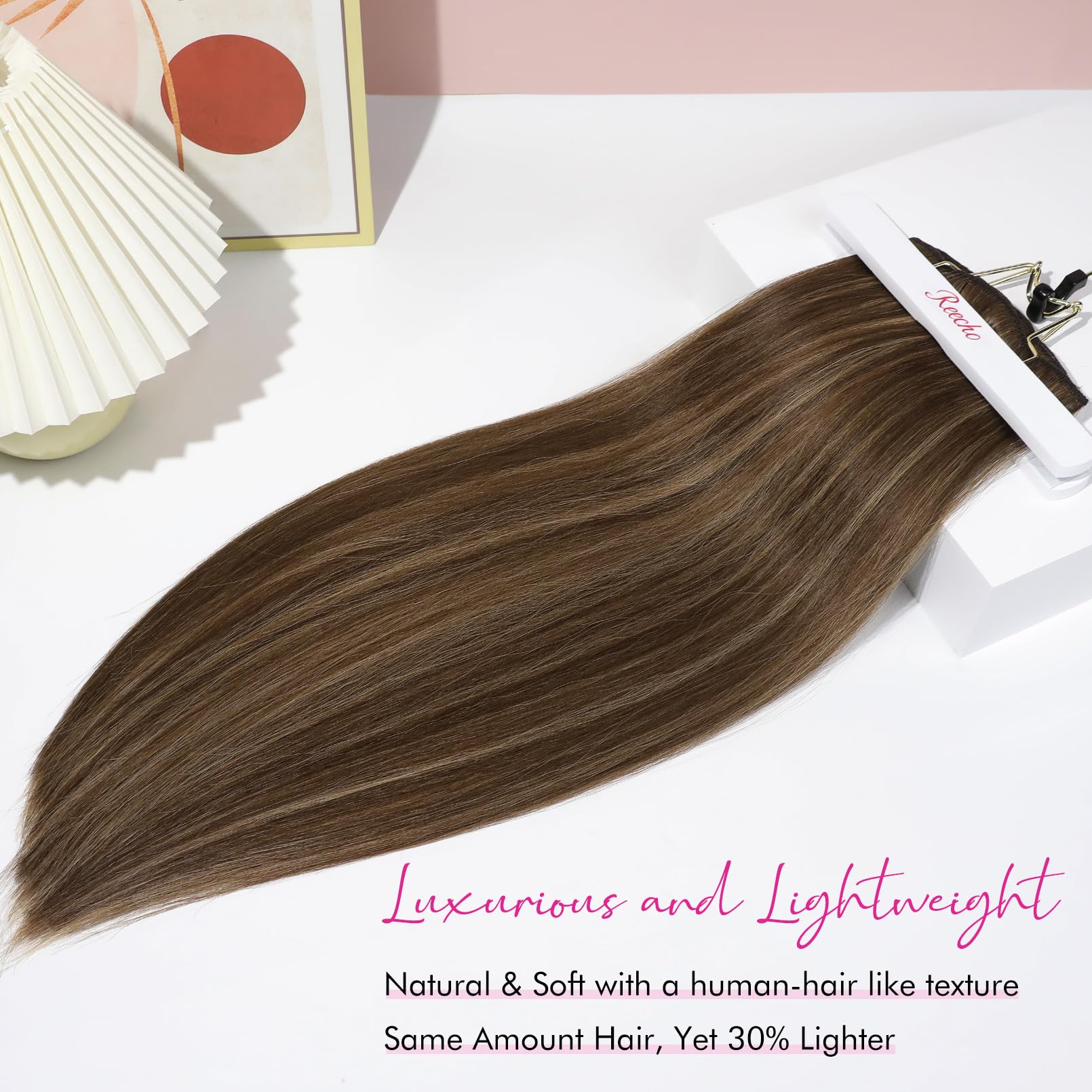 Amazon.com : REECHO Hair Extensions, 11PCS Clip in Hair  display picture 1