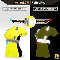 Vista 4 de KwikSafety - Charlotte, NC - Vixen Hi Vis Short Sleeve Safety Shirt for Women [Angel Hair Reflective Tape]