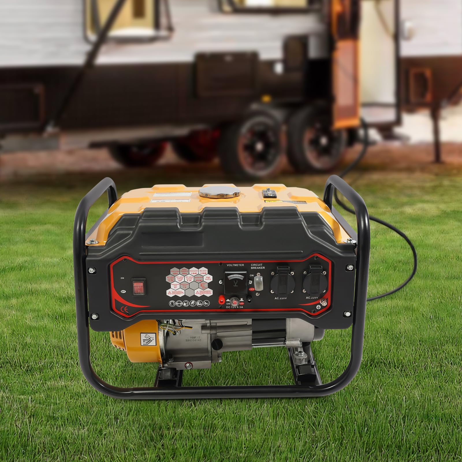 Générateur de courant à essence 2000 W, 6,5 CV, générateur 4 temps