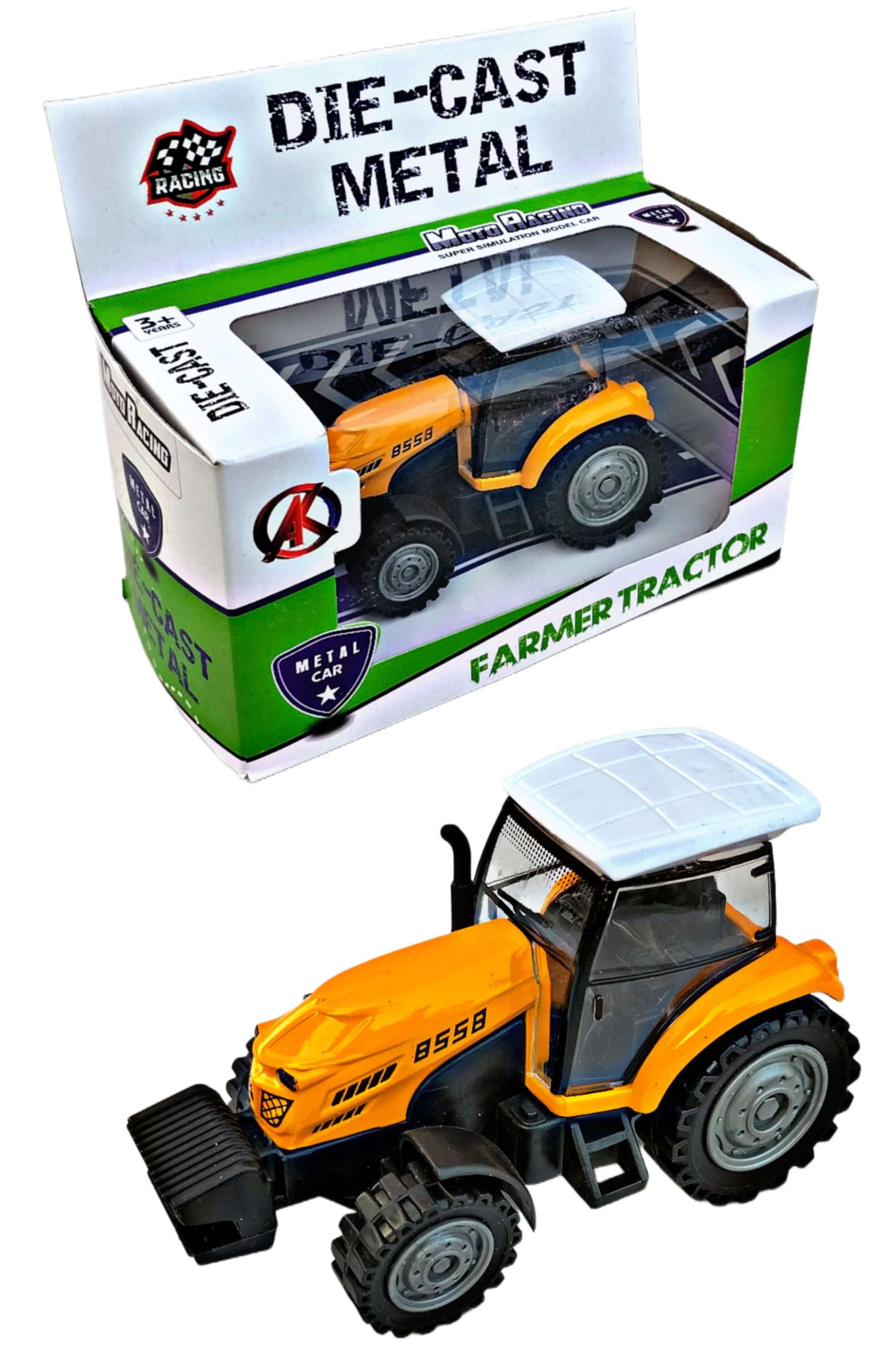 RUHANI Metal Body Dic Cast Mini Tractor Car for-Kids(Yellow Colour) Pack of 1 (B0CNH429RN) Amazon Price History, Amazon Price Tracker