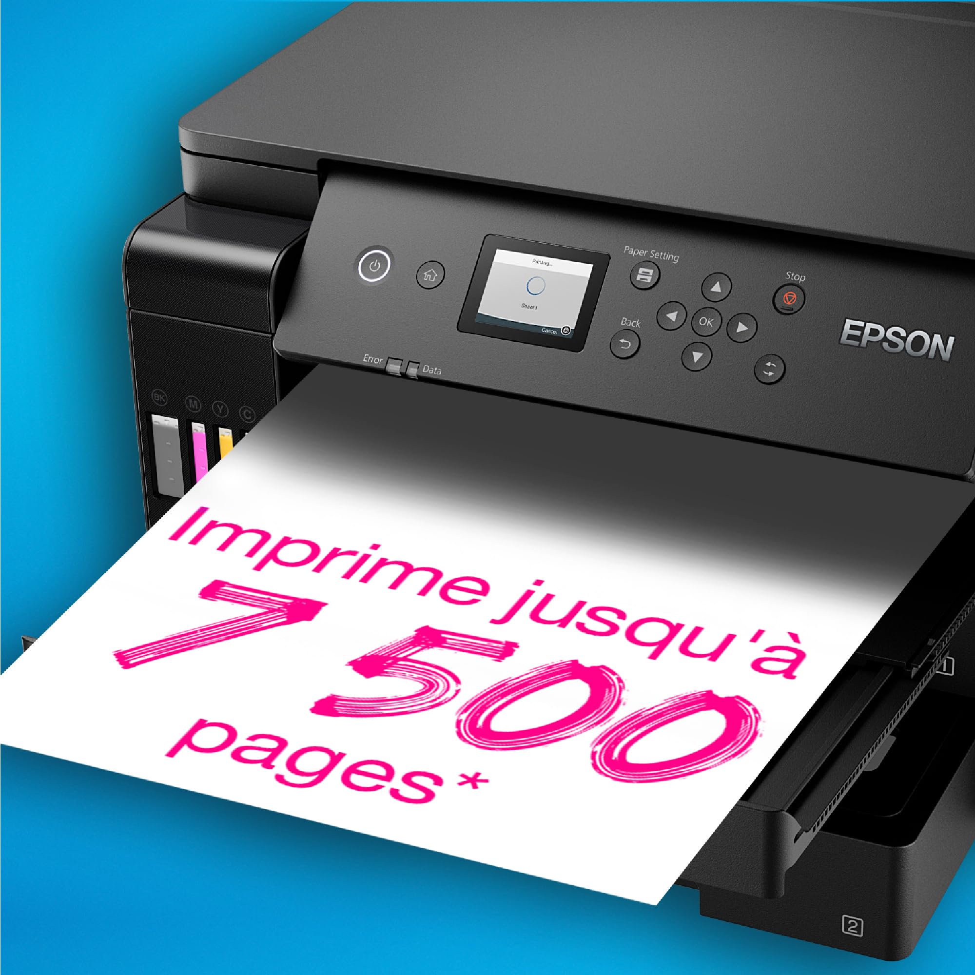 Epson EcoTank ET-16150 Imprimante à Réservoirs D’encre | Petits Bureaux & Entreprises | Wi-Fi | A3+ | Impression Recto Verso Automatique | Écran LCD 6,1cm | Jusqu’à 3 Ans d’encre inclus