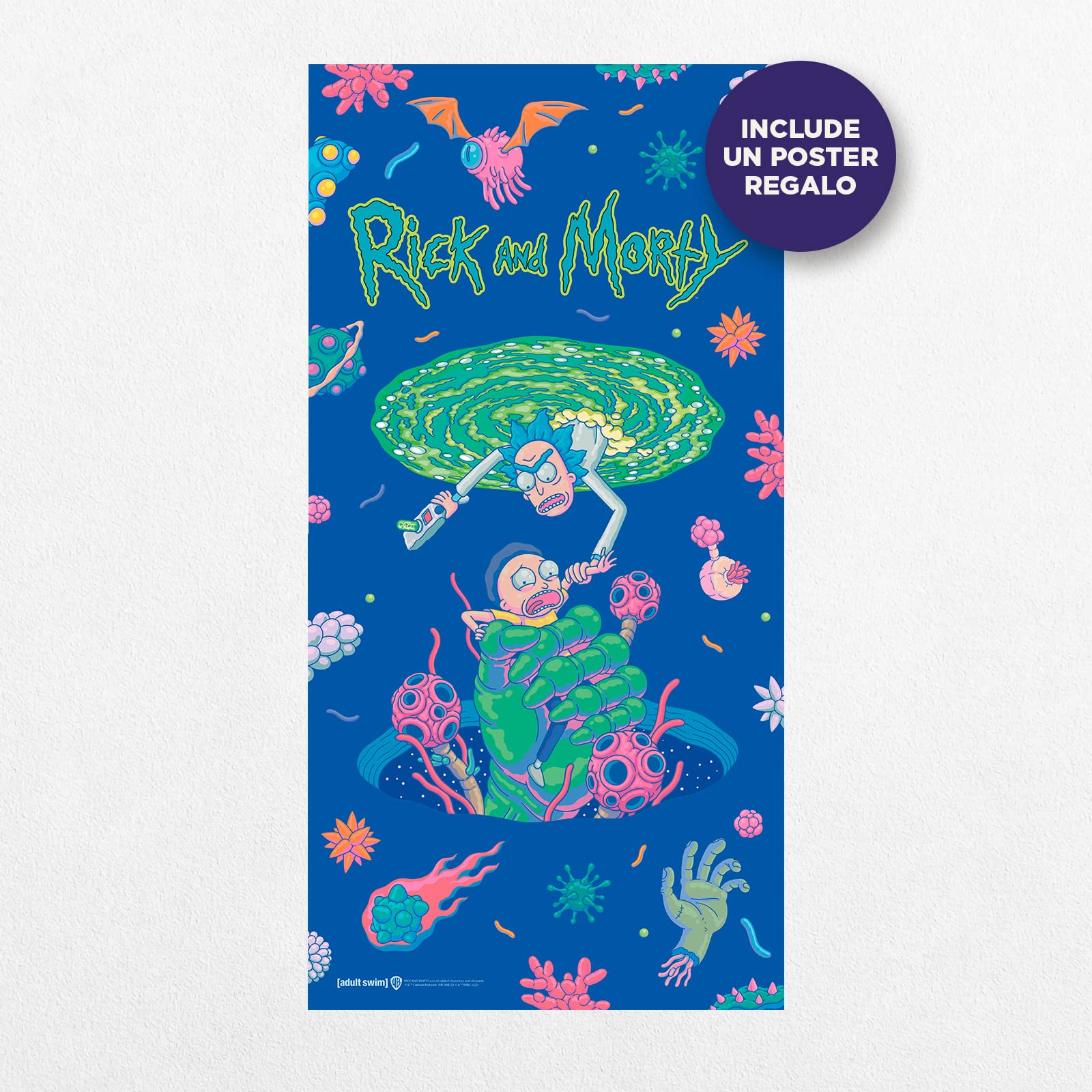 Addobbi Natale Rick E Morty - Set 3 Decorazioni In Resina Dipinte A Mano Con Cordoncino - Foto 7