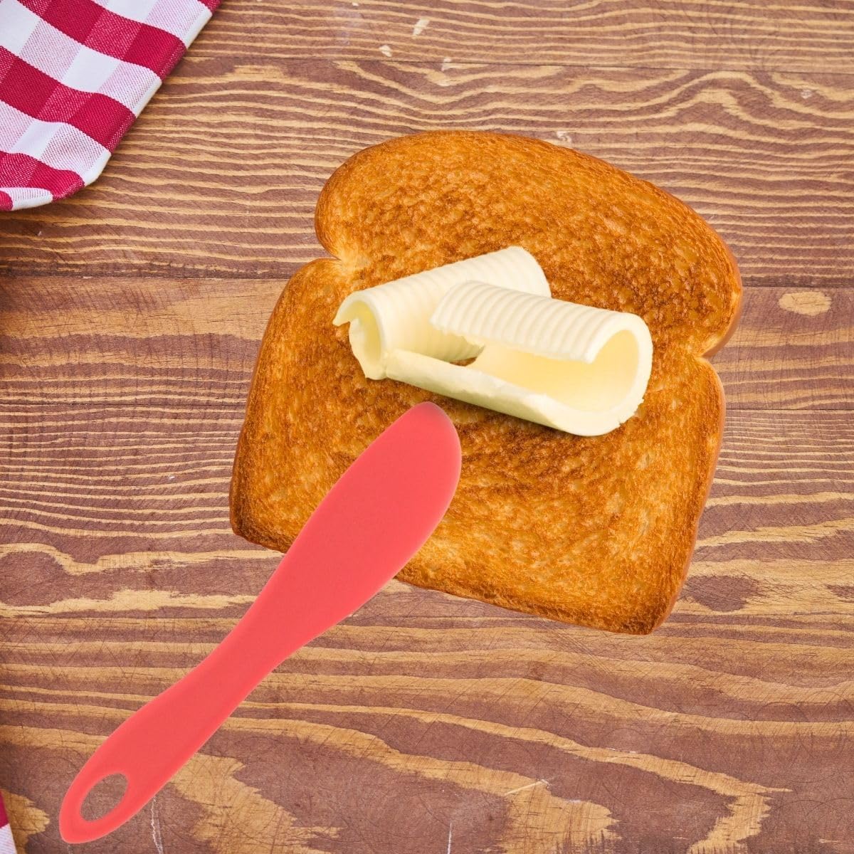 Fackelmann 40214 Spread spatula Red, Spread knife, Spreading spatula, Spatula, Nylon, Red, 17.2 x 3.2 cm