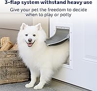 Vista 20 de PetSafe Puerta de aluminio para mascotas para clima extremo, grande