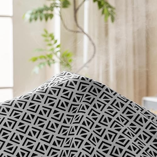 Miniatura 8 de ARTALL Juego de sábanas de 4 piezas tamaño King, sábanas de microfibra suave para todas las estaciones, incluye 2 fundas de almohada, 1 sábana